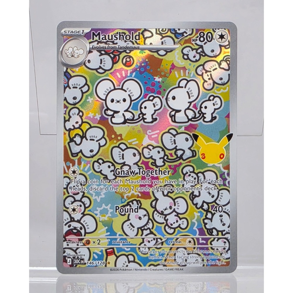 Pokemon 30th Celebration Maushold IR 146/128